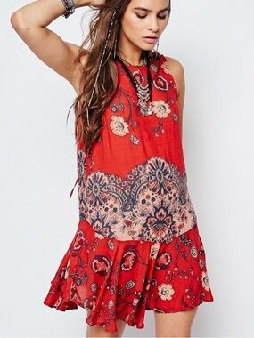 ❤️ Boho-Chic Free People Slip 
Dress 💃✨